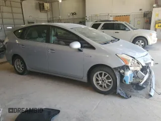 2013 Toyota Prius Two with VIN JTDZN3EU0D3234049, listed as a Copart auction lot 52780865 with 184,763 mi miles and Salvage Title. Bid and sale history available at carsss.com. Image 4.