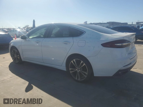2019 Ford Fusion Titanium with VIN 3FA6P0D95KR180907, listed as a Copart auction lot 43277925 with 125,323 mi miles and Clean Title. Bid and sale history available at carsss.com. Image 2.