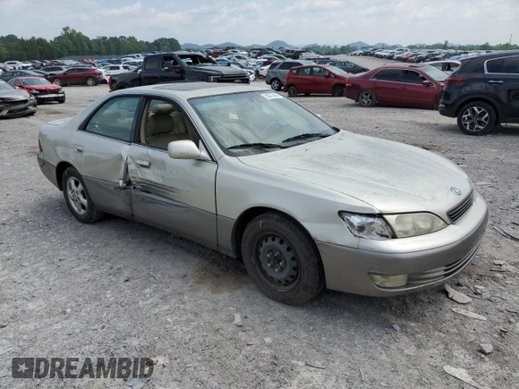 1998 Lexus ES 300 with VIN JT8BF28G7W0129428, listed as a Copart auction lot 59376465 with 155,922 mi miles and Salvage title. Bid and sale history available at DreamBid. Image 4.