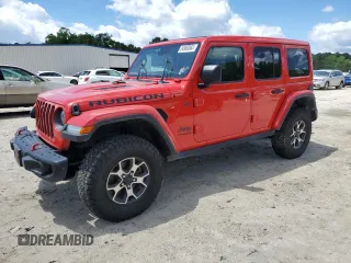 2021 Jeep Wrangler Unlimited Rubicon with VIN 1C4JJXFM3MW732694, listed as a Copart auction lot 54903565 with 70,532 mi miles and Salvage title. Bid and sale history available at DreamBid. Image 1.