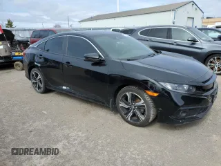 2021 Honda Civic Sport with VIN 2HGFC2F81MH006628, listed as a Copart auction lot 49218545 with Not Provided miles and Clean Title. Bid and sale history available at DreamBid. Image 4.