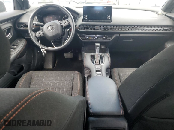 2023 Honda HR-V Sport with VIN 3CZRZ1H55PM702027, listed as a Copart auction lot 59563395 with 71,311 mi miles and Salvage title. Bid and sale history available at DreamBid. Image 8.