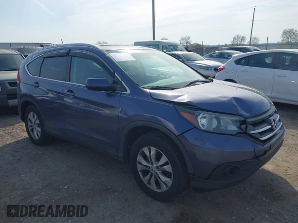 2013 Honda CR-V EX-L with VIN 2HKRM4H7XDH688697, listed as a IAAI auction lot 42106084 with 159,797 mi miles. Bid and sale history available at carsss.com. Image 1.
