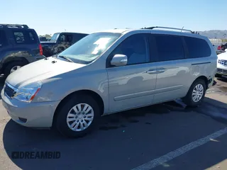 2012 Kia Sedona LX with VIN KNDMG4C71C6494271, listed as a IAAI auction lot 42194375 with 96,404 mi miles and . Bid and sale history available at DreamBid. Image 2.