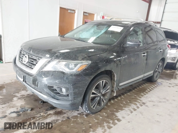 2017 Nissan Pathfinder SV z VIN 5N1DR2MMXHC636690, wystawiony jako IAAI lot #41424828 z przebiegiem 114 994 mil mil oraz . Historia ofert i sprzedaży dostępna na DreamBid. Obrazek 17.