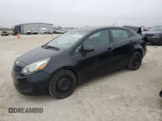 2014 Kia Rio LX with VIN KNADM4A32E6400150, listed as a Copart auction lot 43740215 with 168,310 mi miles and Salvage Title. Bid and sale history available at carsss.com. Image 1.