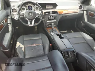 2014 Mercedes-Benz C 250 Sport with VIN WDDGF4HB2ER304272, listed as a Copart auction lot 59525555 with 149,846 mi miles and Salvage title. Bid and sale history available at DreamBid. Image 8.