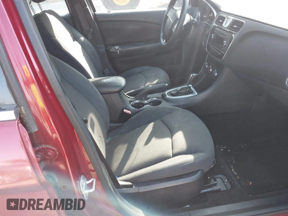 2014 Chrysler 200 LX with VIN 1C3CCBAB2EN212963, listed as a IAAI auction lot 42185158 with 244,647 mi miles. Bid and sale history available at carsss.com. Image 5.