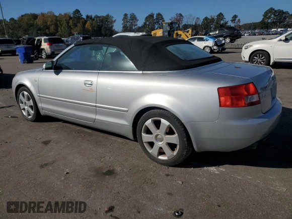 2005 Audi A4 1.8T with VIN WAUAC48H05K007522, listed as a Copart auction lot 77633904 with 151,292 mi miles and Salvage Title. Bid and sale history available at carsss.com. Image 2.