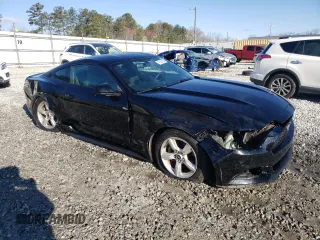 2017 Ford Mustang V6 with VIN 1FA6P8AM5H5236489, listed as a Copart auction lot 47352365 with 61,393 mi miles and Salvage title. Bid and sale history available at DreamBid. Image 4.