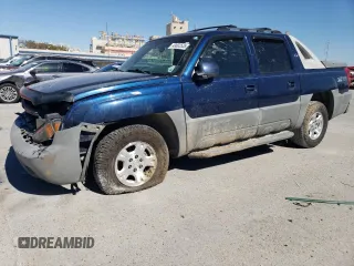 2002 Chevrolet Avalanche with VIN 3GNEC13T92G126209, listed as a Copart auction lot 49802535 with 235,321 mi miles and Salvage Title. Bid and sale history available at carsss.com. Image 1.