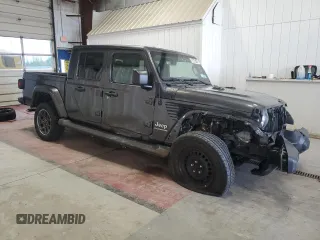 2020 Jeep Gladiator Overland with VIN 1C6HJTFG0LL217127, listed as a Copart auction lot 55660745 with 43,528 mi miles and Clean title. Bid and sale history available at DreamBid. Image 4.