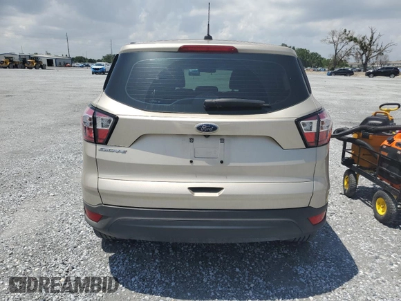 2017 Ford Escape S with VIN 1FMCU0F70HUD24801, listed as a Copart auction lot 59101215 with 53,718 mi miles and Salvage title. Bid and sale history available at DreamBid. Image 6.