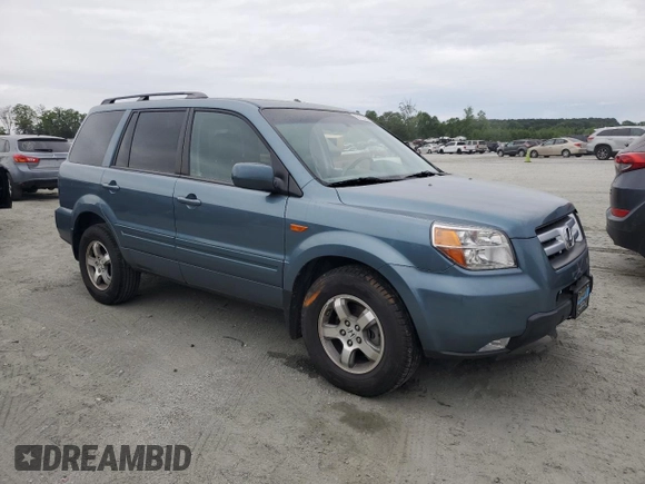 2008 Honda Pilot EX-L z VIN 5FNYF28558B007696, wystawiony jako Copart lot #56102065 z przebiegiem 56 442 mil mil oraz Szkoda całkowita • Salvage title. Historia ofert i sprzedaży dostępna na DreamBid. Obrazek 4.