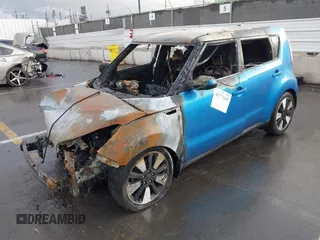 2018 Kia Soul + with VIN KNDJP3A57J7554995, listed as a IAAI auction lot 41773245 with 1 mi miles. Bid and sale history available at carsss.com. Image 2.