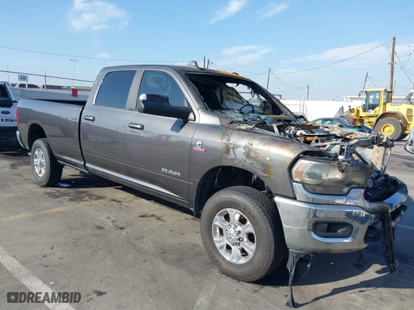 2020 Ram 2500 Big Horn with VIN 3C6UR5JL9LG257047, listed as a IAAI auction lot 41060453 with 1 mi miles. Bid and sale history available at carsss.com. Image 1.