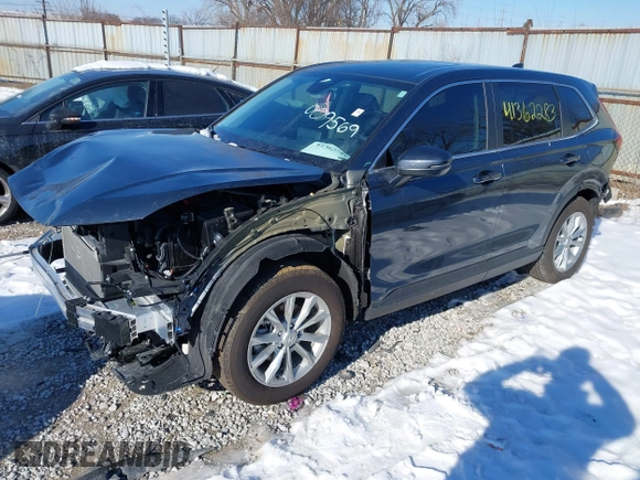 2025 Honda CR-V EX with VIN 5J6RS4H46SL009569, listed as a IAAI auction lot 41362283 with 2,753 mi miles and . Bid and sale history available at DreamBid. Image 22.