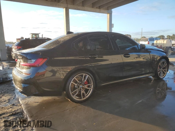 2022 BMW 3 Series M340i with VIN 3MW5U7J02N8C49640, listed as a Copart auction lot 83904304 with 0 mi miles and Non Repairable. Bid and sale history available at carsss.com. Image 3.