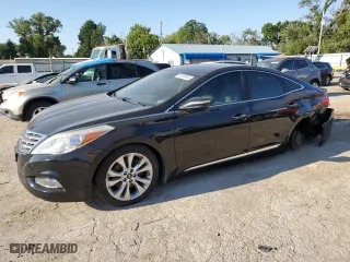 2013 Hyundai Azera with VIN KMHFG4JG0DA289384, listed as a Copart auction lot 70318184 with 122,843 mi miles and Salvage Title. Bid and sale history available at carsss.com. Image 1.