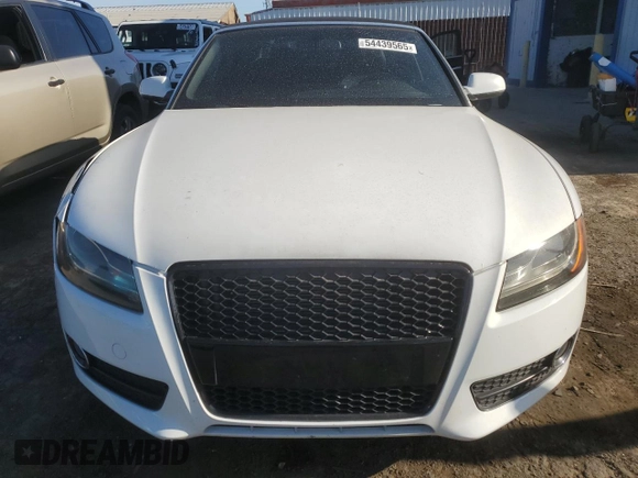 2010 Audi A5 2.0T Premium Plus with VIN WAUJFAFH2AN025232, listed as a Copart auction lot 54439565 with 118,439 mi miles and Clean Title. Bid and sale history available at carsss.com. Image 5.
