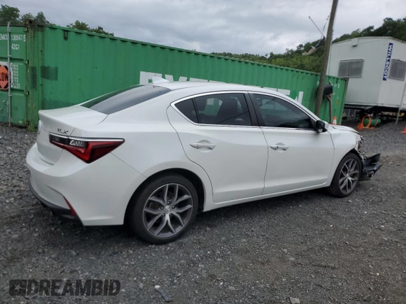 2019 Acura ILX Premium with VIN 19UDE2F77KA002703, listed as a Copart auction lot 61183505 with 38,197 mi miles and Salvage title. Bid and sale history available at DreamBid. Image 3.