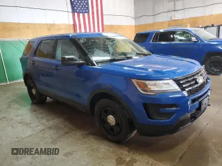2019 Ford Police Interceptor Utility z VIN 1FM5K8AT1KGB15722, wystawiony jako Copart lot #55945175 z przebiegiem 100 512 mil mil oraz Czysty tytuł • Clean title. Historia ofert i sprzedaży dostępna na DreamBid. Obrazek 4.
