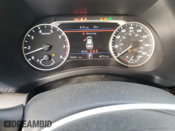 2021 Nissan Sentra SV with VIN 3N1AB8CV9MY296641, listed as a Copart auction lot 84894754 with 59,003 mi miles and Salvage Title. Bid and sale history available at carsss.com. Image 9.