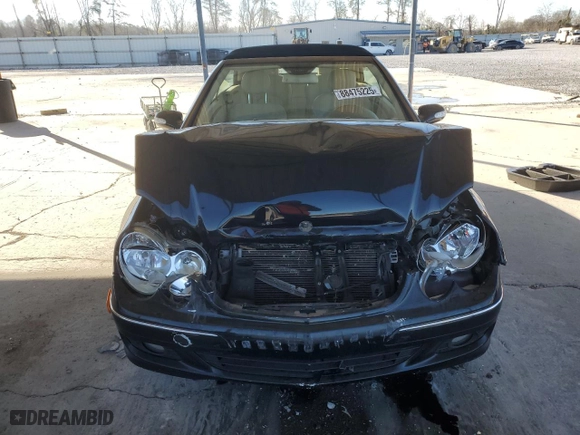 2009 Mercedes-Benz CLK-Class 3.5L with VIN WDBTK56FX9T108930, listed as a Copart auction lot 88475225 with 122,475 mi miles and Salvage Title. Bid and sale history available at carsss.com. Image 5.