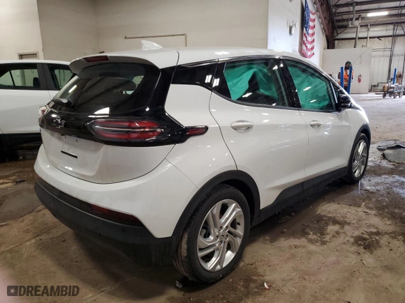 2023 Chevrolet Bolt EV 1LT with VIN 1G1FW6S08P4109116, listed as a Copart auction lot 44028955 with 46,847 mi miles and Salvage Title. Bid and sale history available at carsss.com. Image 3.