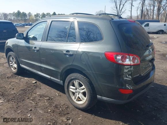 2010 Hyundai Santa Fe GLS with VIN 5NMSG3AB2AH390591, listed as a IAAI auction lot 42042117 with 240,875 mi miles. Bid and sale history available at carsss.com. Image 3.