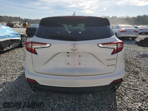 2020 Acura RDX with VIN 5J8TC2H30LL009042, listed as a Copart auction lot 49696165 with 64,667 mi miles and Salvage Title. Bid and sale history available at carsss.com. Image 6.