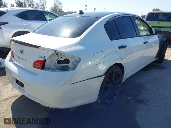 2012 Infiniti G37 Journey with VIN JN1CV6AP2CM623732, listed as a IAAI auction lot 41979771 with 217,306 mi miles and . Bid and sale history available at DreamBid. Image 4.