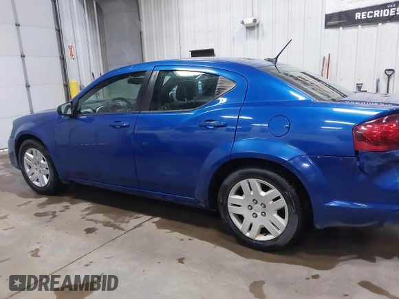 2014 Dodge Avenger SE with VIN 1C3CDZAB5EN130585, listed as a IAAI auction lot 41740971 with 191,519 mi miles. Bid and sale history available at carsss.com. Image 14.