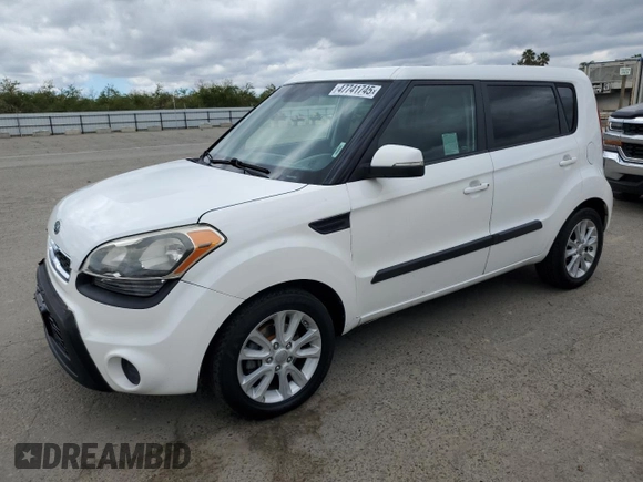 2012 Kia Soul + with VIN KNDJT2A63C7358585, listed as a Copart auction lot 47741745 with 171,995 mi miles and Clean Title. Bid and sale history available at carsss.com. Image 1.