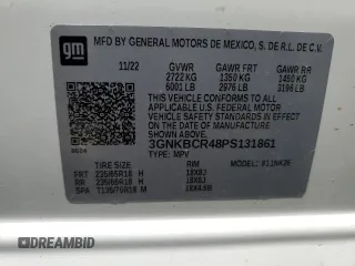2023 Chevrolet Blazer LT z VIN 3GNKBCR48PS131861, wystawiony jako Copart lot #56121725 z przebiegiem 19 417 mil mil oraz Szkoda całkowita • Salvage title. Historia ofert i sprzedaży dostępna na DreamBid. Obrazek 14.