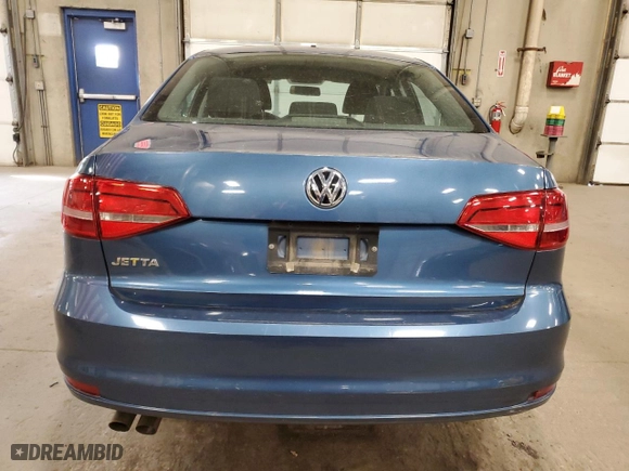 2015 Volkswagen Jetta Sedan 2.0L S with VIN 3VW2K7AJ7FM223903, listed as a Copart auction lot 52148705 with 141,184 mi miles and Clean Title. Bid and sale history available at carsss.com. Image 6.