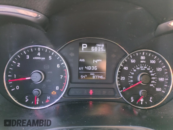 2017 Kia Forte LX with VIN 3KPFK4A75HE109290, listed as a Copart auction lot 47698625 with 87,746 mi miles and Salvage Title. Bid and sale history available at carsss.com. Image 9.