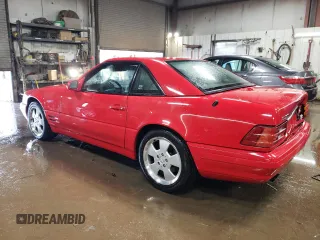 2000 Mercedes-Benz SL-Class with VIN WDBFA68F6YF193149, listed as a Copart auction lot 44923795 with 84,089 mi miles and Salvage Title. Bid and sale history available at carsss.com. Image 2.
