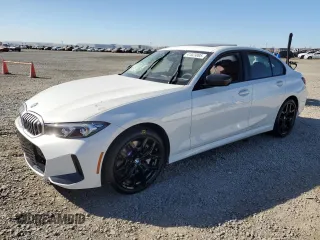 2025 BMW 3 Series 330i with VIN 3MW69CW08S8F09459, listed as a Copart auction lot 41523005 with 520 mi miles and Salvage Title. Bid and sale history available at carsss.com. Image 1.