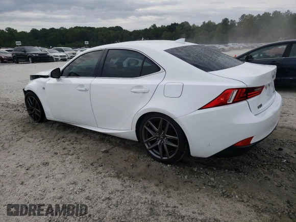 2016 Lexus IS 350 with VIN JTHCE1D23G5012266, listed as a Copart auction lot 70560524 with 52,421 mi miles and Salvage Title. Bid and sale history available at DreamBid. Image 2.