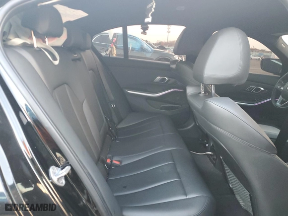 2020 BMW 3 Series 330i xDrive with VIN WBA5R7C02LFH51022, listed as a Copart auction lot 75671283 with 47,077 mi miles and Salvage Title. Bid and sale history available at carsss.com. Image 11.