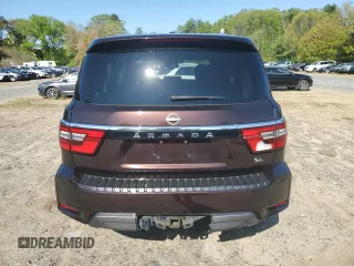 2021 Nissan Armada SL z VIN JN8AY2BB0M9792082, wystawiony jako Copart lot #56521405 z przebiegiem 130 667 mil mil oraz Tytuł czysty. Historia ofert i sprzedaży dostępna na DreamBid. Obrazek 6.