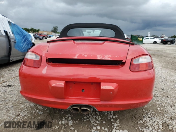 2006 Porsche Boxster S с VIN WP0CB29886U730705, выставлен на аукционе Copart как лот 69435394 с пробегом 50 323 миль миль и На запчасти • Non repairable. История ставок и продаж доступна на DreamBid. Изображение 6.