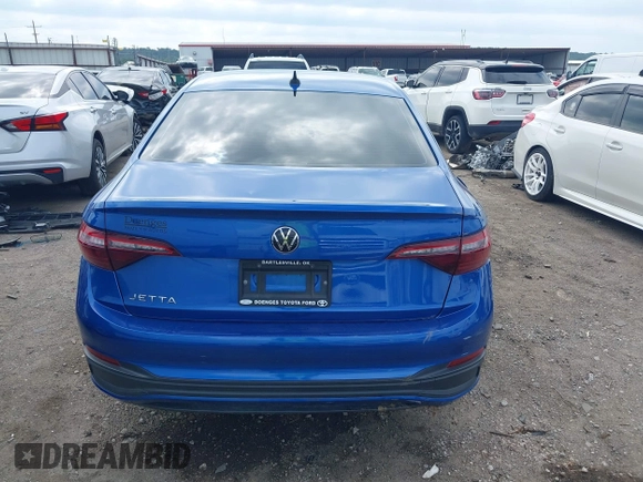 2023 Volkswagen Jetta S with VIN 3VW4M7BU0PM010739, listed as a IAAI auction lot 42400838 with 51,666 mi miles and . Bid and sale history available at DreamBid. Image 17.