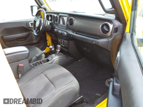 2018 Jeep Wrangler Unlimited Sport z VIN 1C4HJXDN9JW332273, wystawiony jako IAAI lot #42081234 z przebiegiem 94 884 mil mil oraz . Historia ofert i sprzedaży dostępna na DreamBid. Obrazek 5.