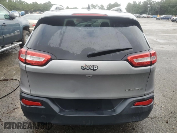 2017 Jeep Cherokee Limited with VIN 1C4PJLDB8HW526250, listed as a Copart auction lot 73031994 with 0 mi miles and Salvage Title. Bid and sale history available at carsss.com. Image 6.