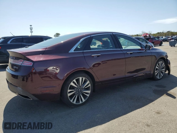 2017 Lincoln MKZ Reserve with VIN 3LN6L5F93HR664143, listed as a Copart auction lot 50937385 with 114,339 mi miles and Salvage Title. Bid and sale history available at DreamBid. Image 3.