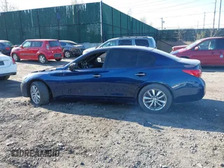2018 Infiniti Q50 RED SPORT 400 with VIN JN1FV7AR9JM481641, listed as a IAAI auction lot 42040600 with 40,840 mi miles. Bid and sale history available at carsss.com. Image 14.
