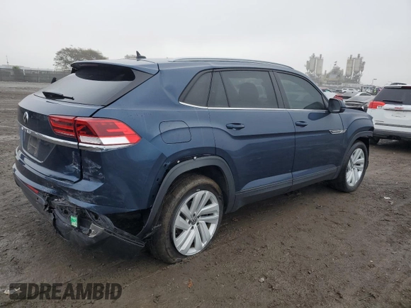 2021 Volkswagen Atlas SE with VIN 1V2JE2CA2MC241535, listed as a Copart auction lot 44203225 with 33,995 mi miles and Salvage title. Bid and sale history available at DreamBid. Image 3.