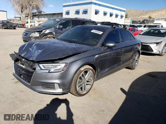 2018 Audi A3 Sedan Premium with VIN WAUB8GFF2J1032608, listed as a Copart auction lot 43560064 with 75,080 mi miles. Bid and sale history available at carsss.com. Image 1.